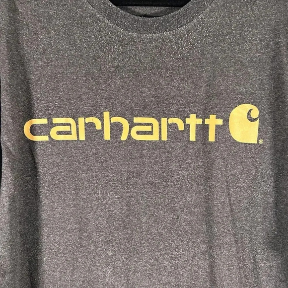 Carhartt T Shirt Men's XL Grey Short Sleeve Crew Neck Original Fit Graphic - Picture 4 of 13